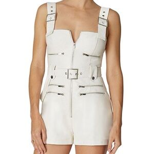 WEWOREWHAT | Moto Short Romper